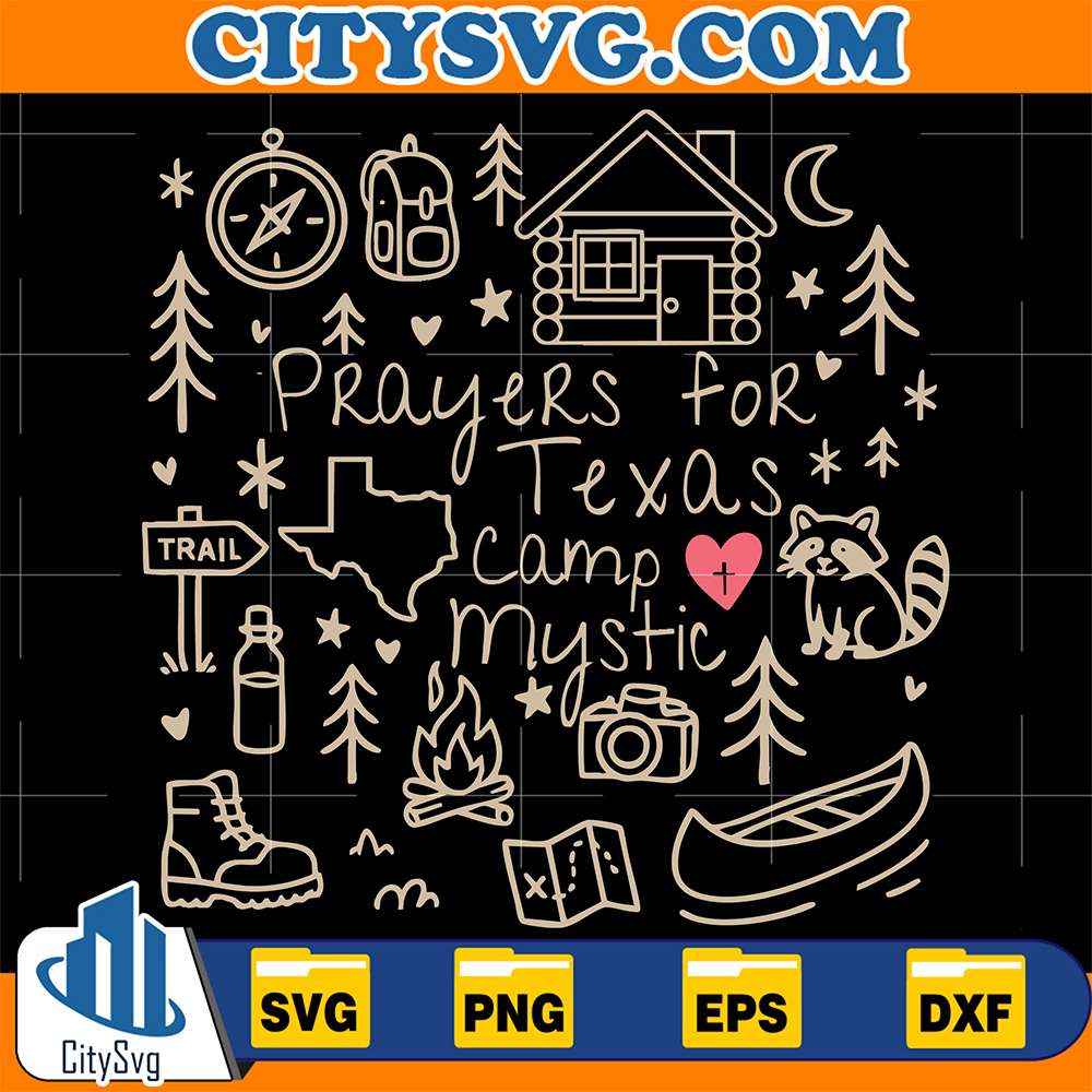 Pray-For-Texas-Camp-Mystic-Flood-Support-Svg