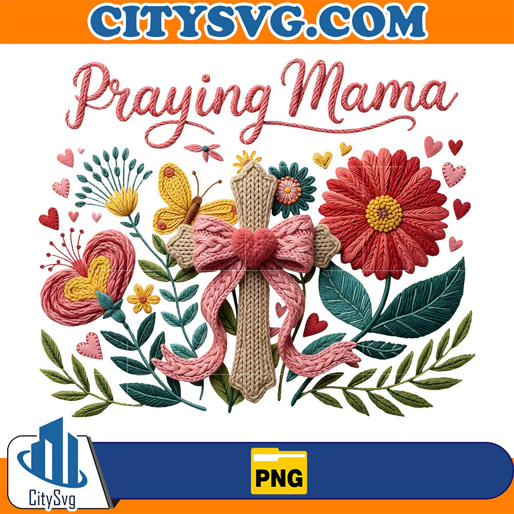 Praying Mama Christian Flower Png CitySvg