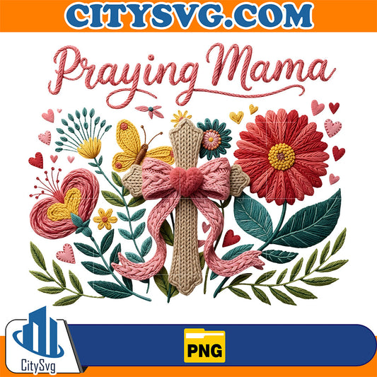 Praying Mama Christian Flower Png CitySvg