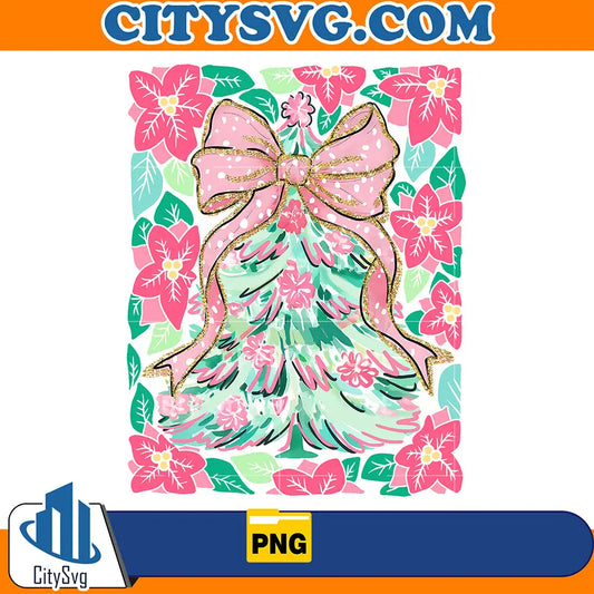 PreppyChristmasTreeCoquettePng