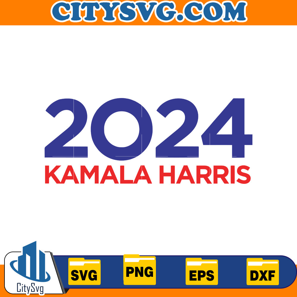 President Kamala Harris 2024 Svg