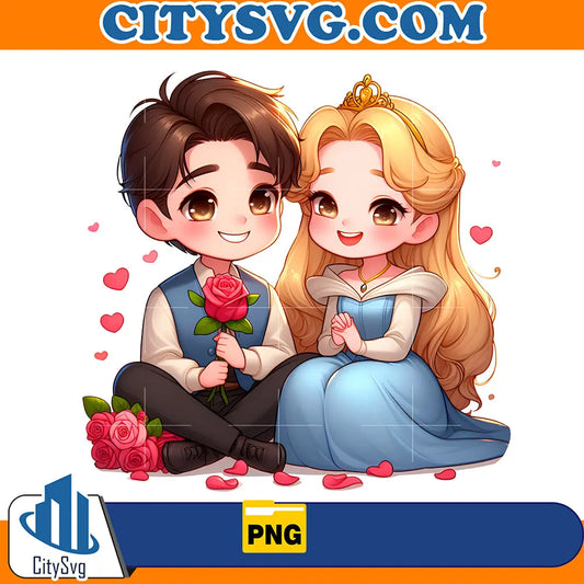 PrincessAuroraCoupleOldSchoolCholaPng