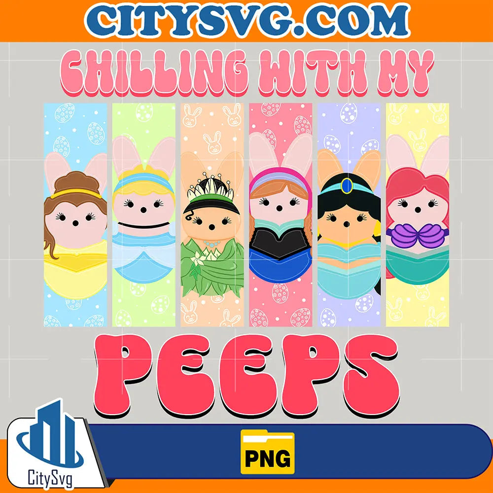 PrincessChillinWithMyPeepsPng