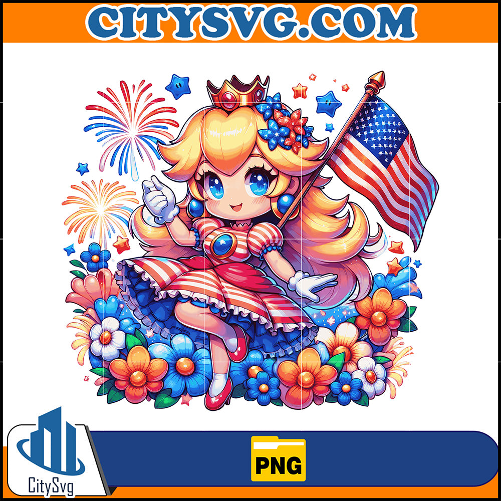 PrincessPeachAmericaPng