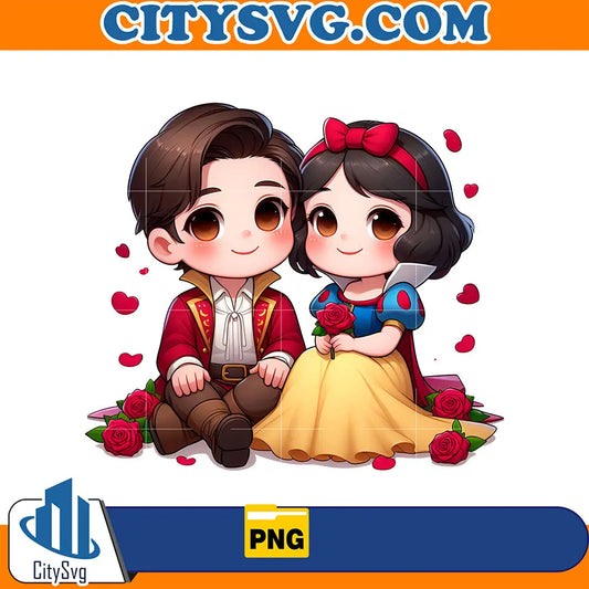 PrincessSnowWhiteCoupleOldSchoolCholaPng