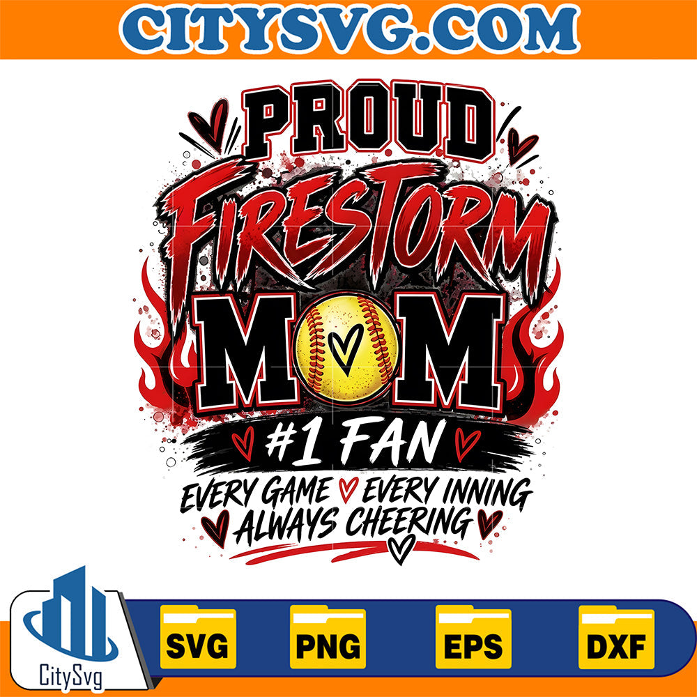Proud-Firestorm-Softball-Mom-Svg
