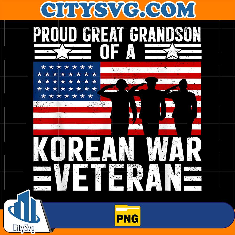 Proud-Great-Grandson-Of-A-Korean-War-Veteran-Png