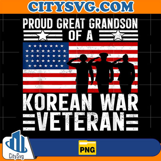 Proud-Great-Grandson-Of-A-Korean-War-Veteran-Png