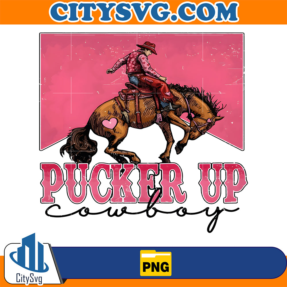 Pucker-Up-Cowboy-Valentine-Western-Love-Png
