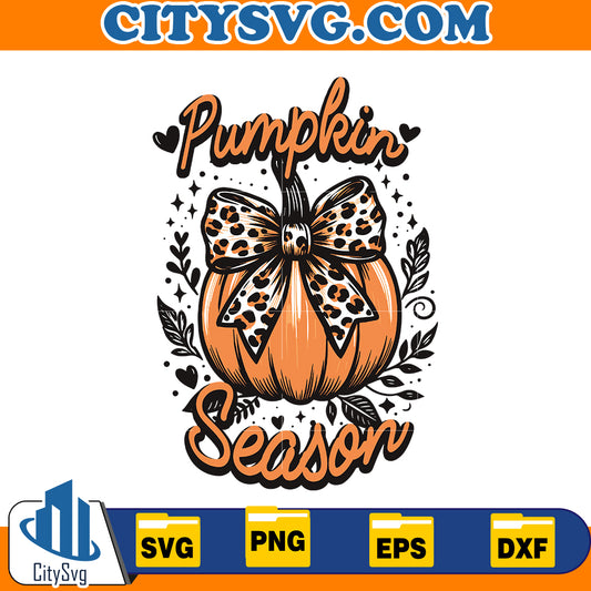 Pumpkin season svg