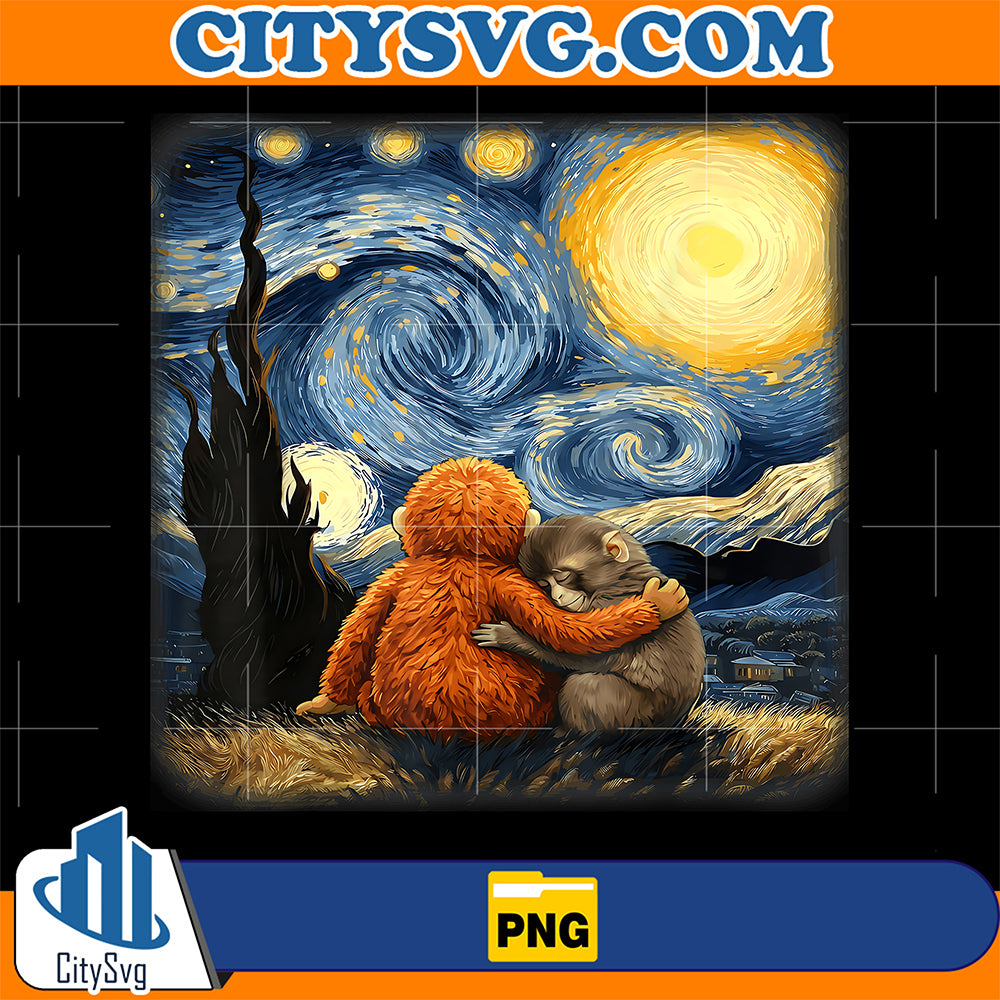 Punch-Kun-Panchi-Kun-Viral-Video-Van-Gogh-Monkey-Punch-Png