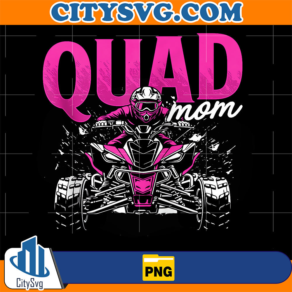 Quad-Mom-Offroad-ATV-Rider-Extreme-Racing-Png