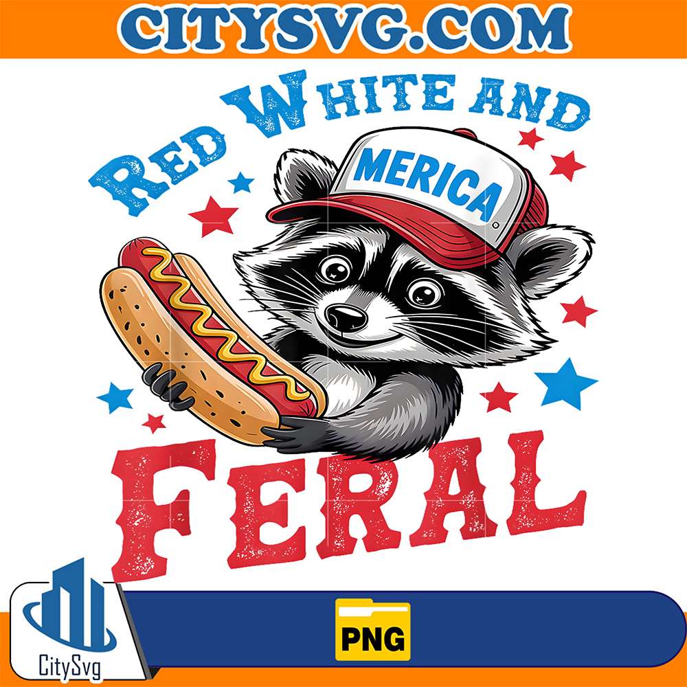 Raccoon-4th-Of-July-Patriotic-Cute-Red-White-And-Feral-Png