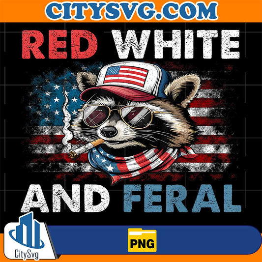 Raccoon-4th-Of-July-Patriotic-Flag-Red-White-And-Feral-Png