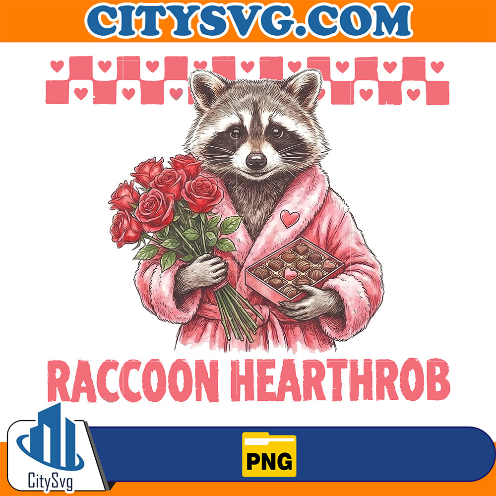 Raccoon-Hearthrob-Valentine-Png