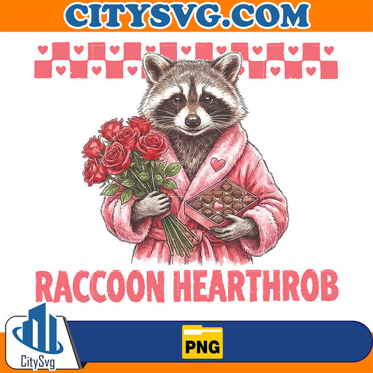 Raccoon-Hearthrob-Valentine-Png