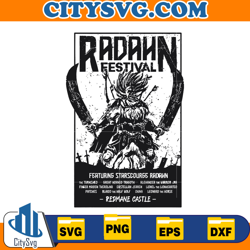 Radahn Festival Elden ring Svg