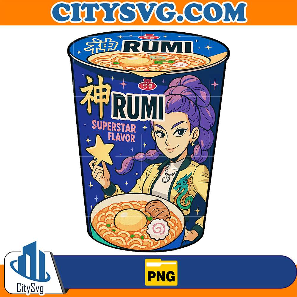 Ramyeon KPop Demon Hunter Rumi Png – CITYSVG