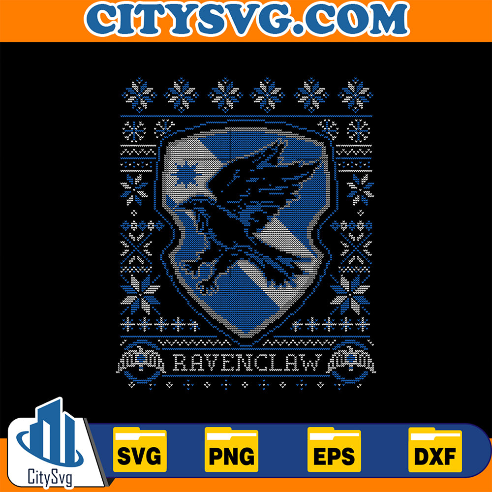 RavenclawUglyChristmasSvg