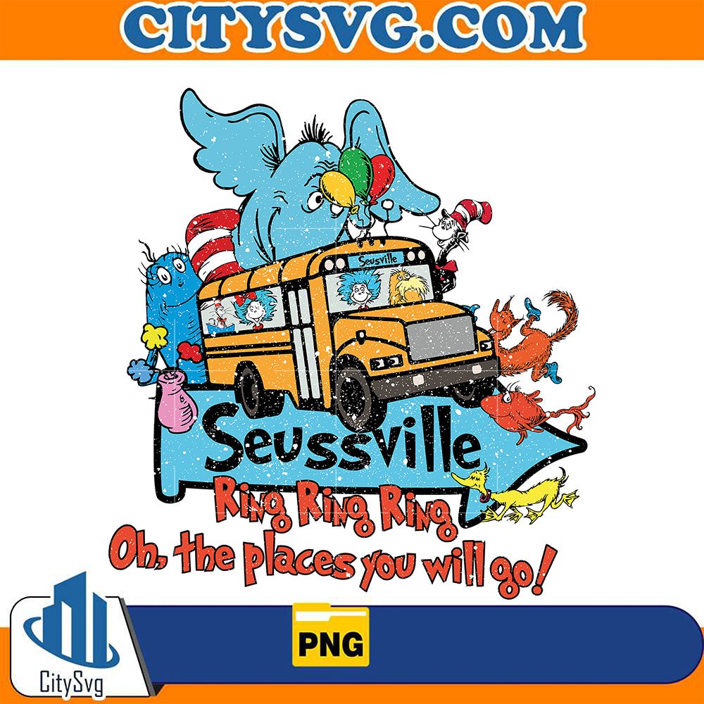 Seussville Oh the places you will go Png