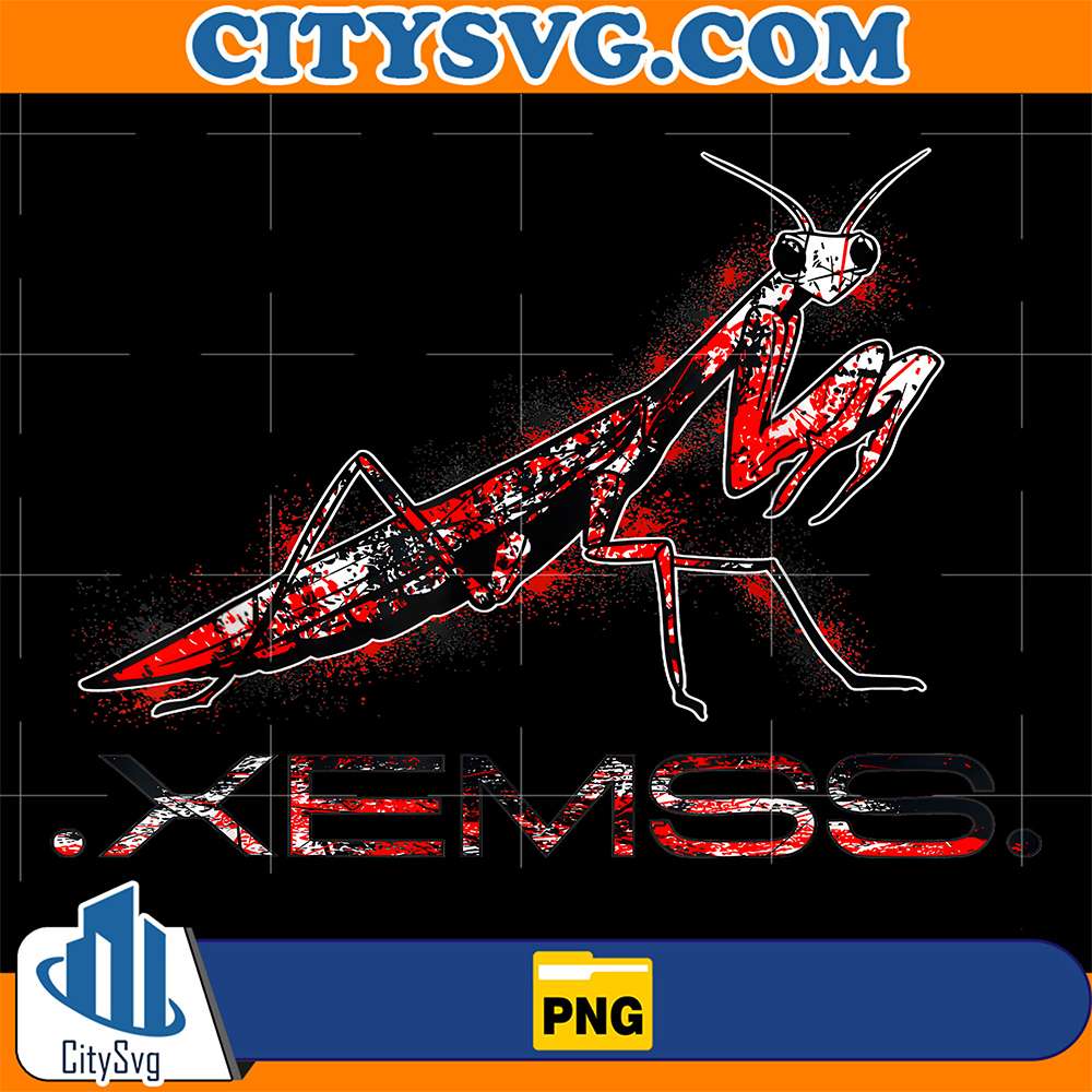 Red-And-Black-Praying-Mantis-Png