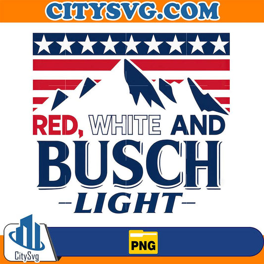 Red-White-And-Busch-Light-4th-Of-July-Png-2