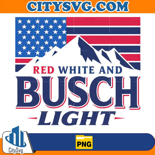 Red-White-And-Busch-Light-4th-Of-July-Png-3