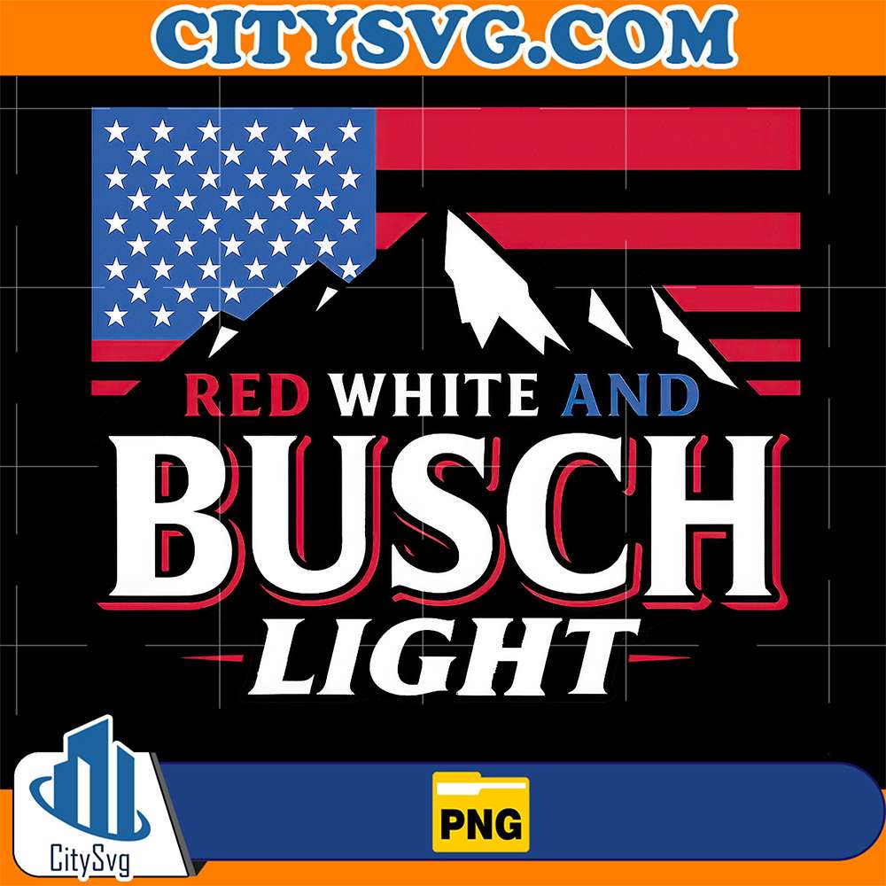 Red-White-And-Busch-Light-4th-Of-July-Png-4
