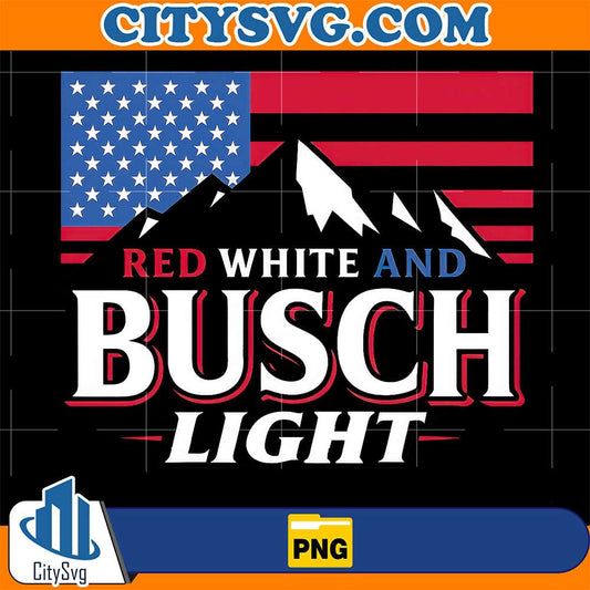Red-White-And-Busch-Light-4th-Of-July-Png-4