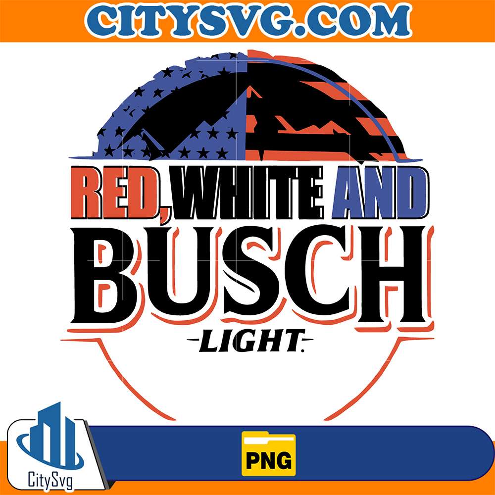 Red-White-And-Busch-Light-4th-Of-July-Png-5