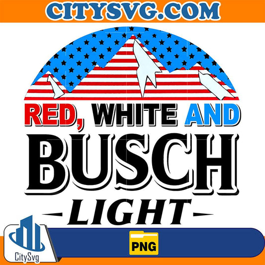 Red-White-And-Busch-Light-4th-Of-July-Png-6