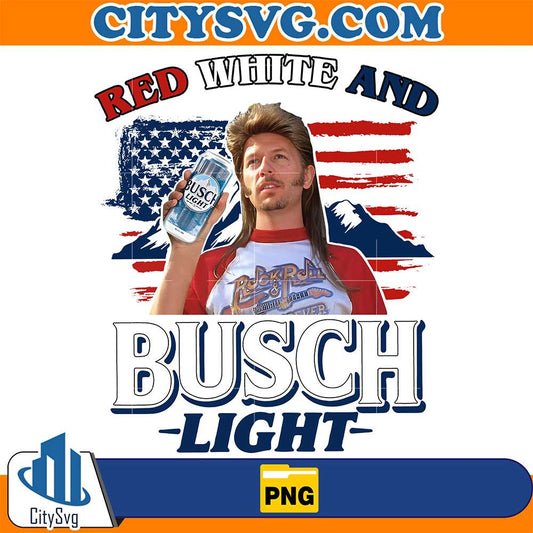 Red-White-And-Busch-Light-Joe-Dirt-Png