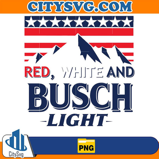 Red-White-And-Busch-Light-Png-2