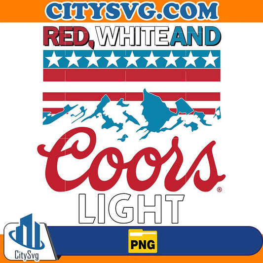 Red-White-And-Coors-Light-Png