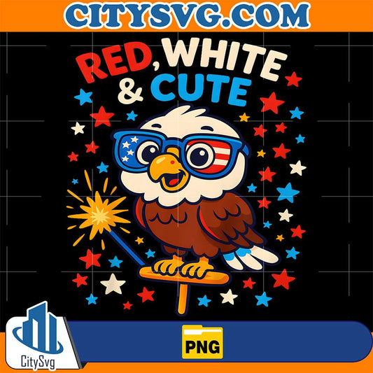Red-White-And-Cute-Chibi-Eagle-Kids-4th-Of-July-Png