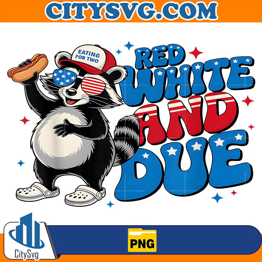 Red-White-And-Due-4th-Of-July-Raccoon-Png
