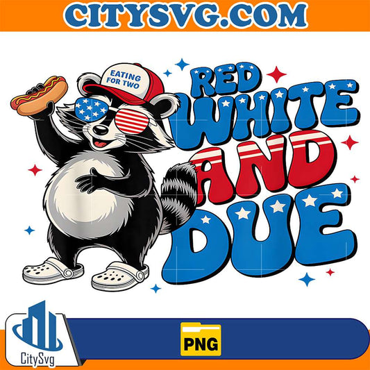 Red-White-And-Due-4th-Of-July-Raccoon-Png