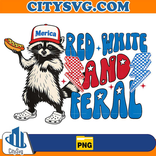 Red-White-And-Feral-4th-Of-July-Raccoon-Hot-Dog-America-Png-2