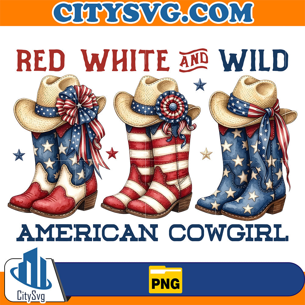Red-White-And-Will-American-Cowgirl-Png