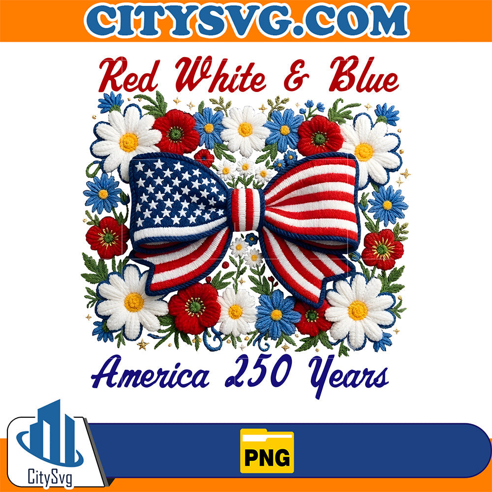 Red-White-Blue-Coquette-Bow-America-250-Years-Patriotic-Floral-Png