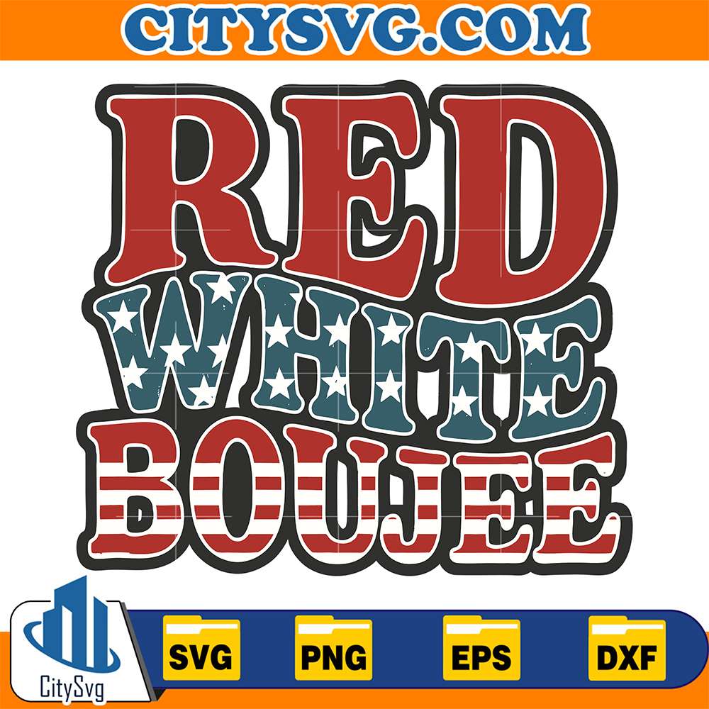 Red-White-Boujee-Svg
