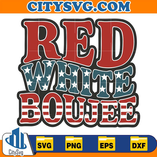 Red-White-Boujee-Svg