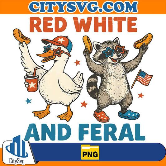Red-White-and-Feral-Funny-Raccoon-4th-Of-July-Boys-Girls-Png