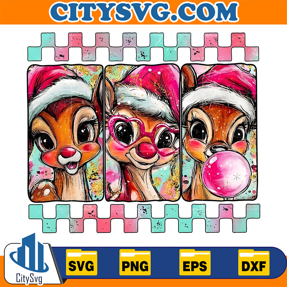 Reindeer-Brushstrokes-Svg
