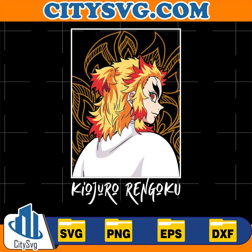 Rengoku-Kyojuro-Flame-Hashira-Demon-Slayer-Svg