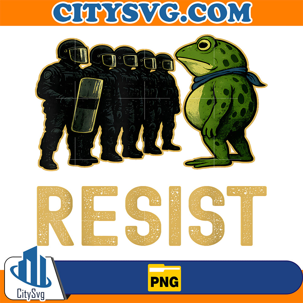 Resist-Frog-Png