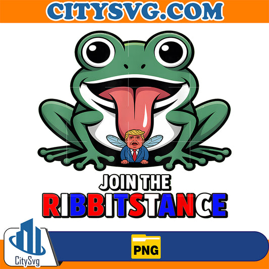 Resistance-Frog-Funny-No-Kings-Protest-Resist-Ribbitstance-Png-1