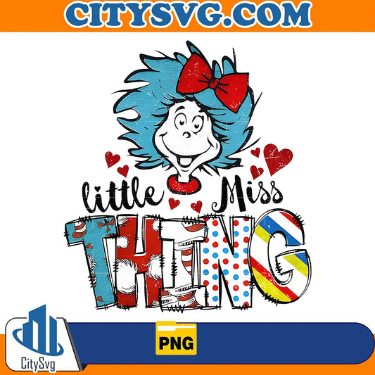 Retro Little Miss Thing Png