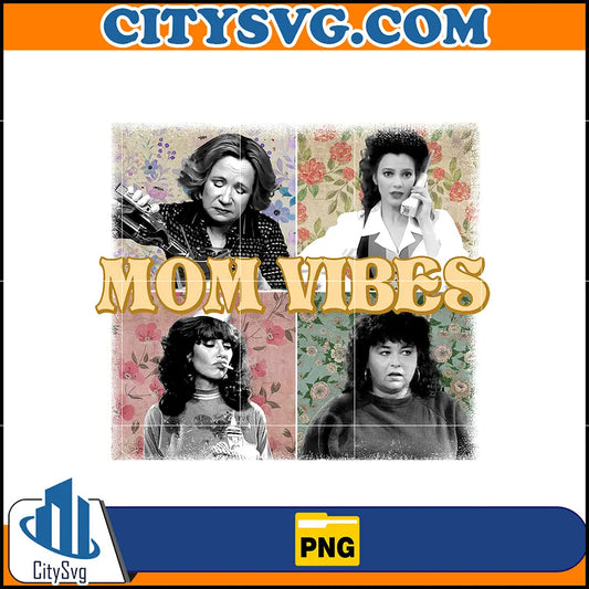 RetroFloral90_sMomVibesPNGFiles