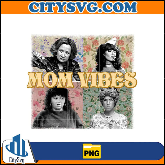 RetroFloralSitcomMomVibesPNG